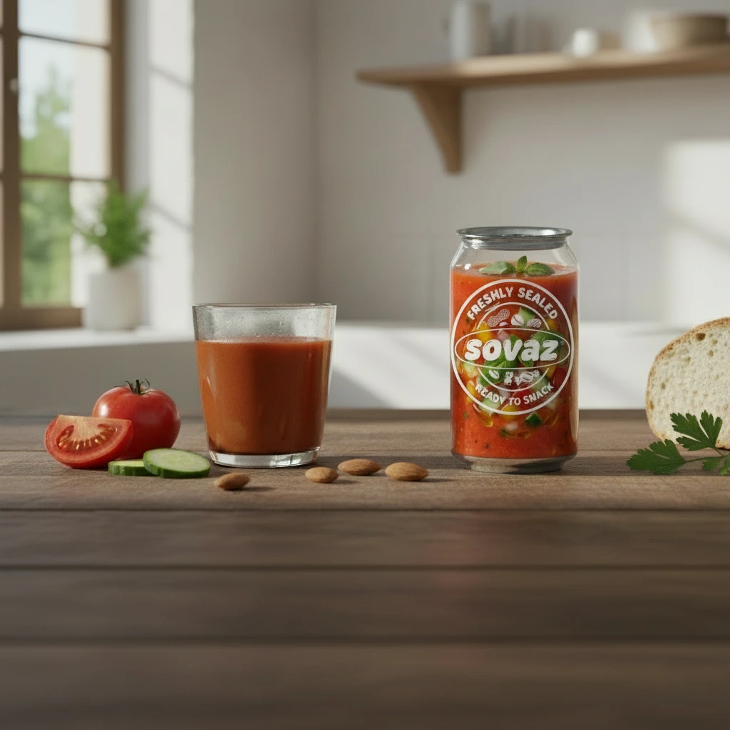 Gazpacho andaluz en vaso SOVAZ