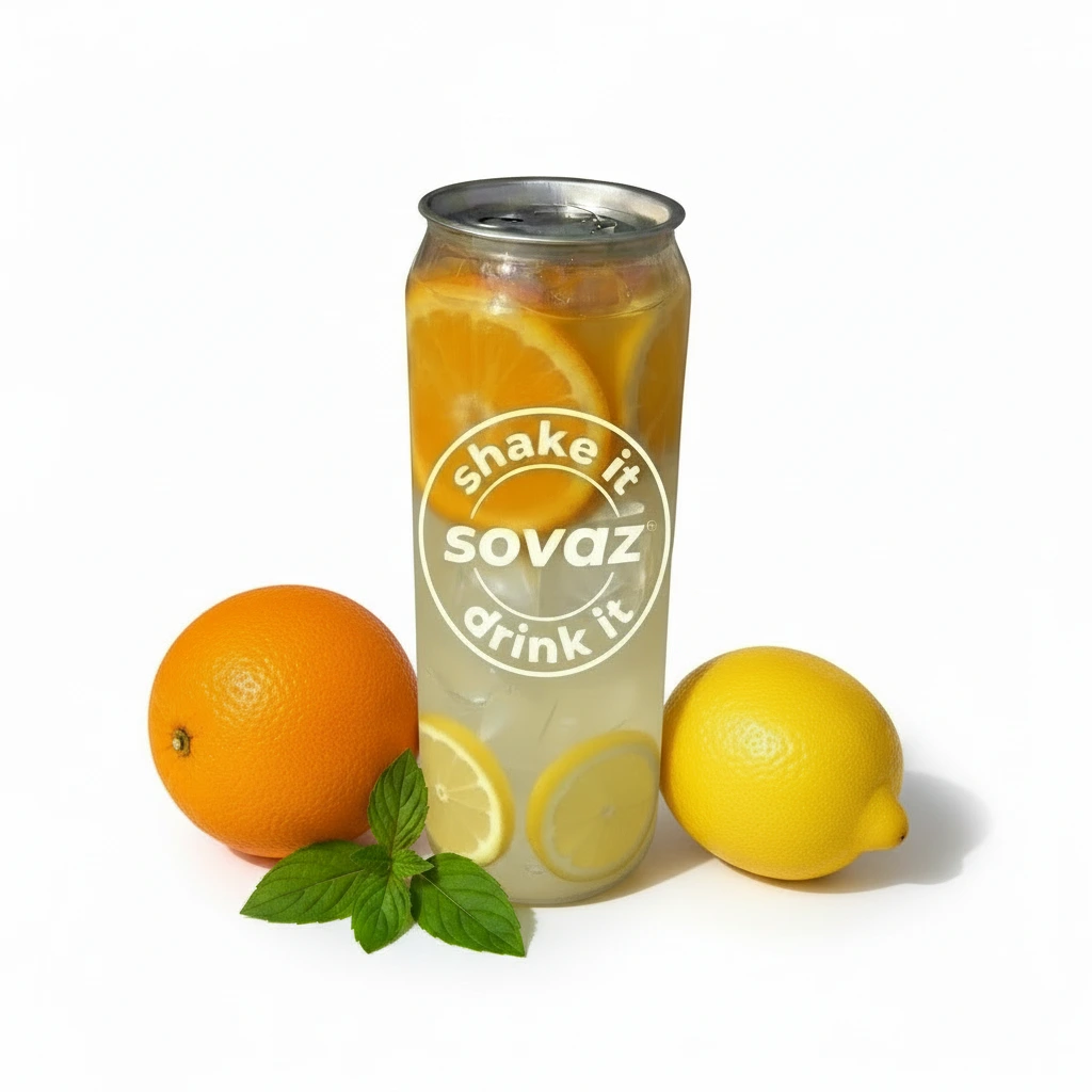 Fusion de frutas: refresco afrutado sin azúcar