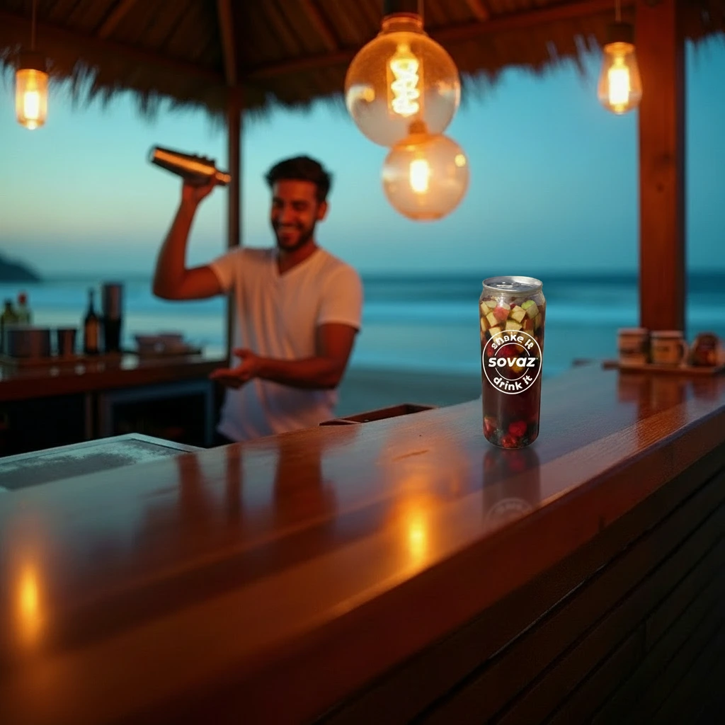SOVAZ - Latas con bebidas, aperitivos y comida. Costa del Sol - Malaga y Marbella