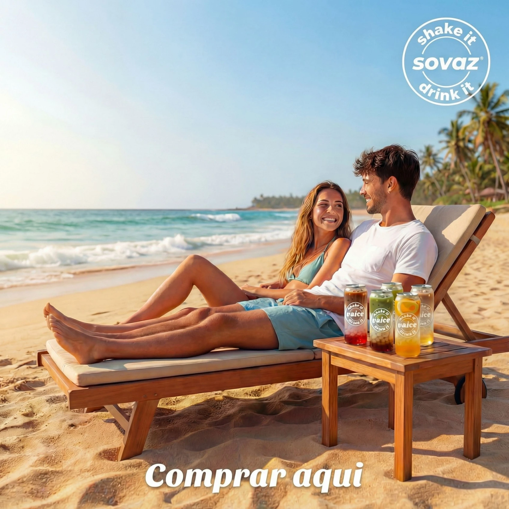 SOVAZ - Latas con bebidas, aperitivos y comida. Costa del Sol - Malaga y Marbella