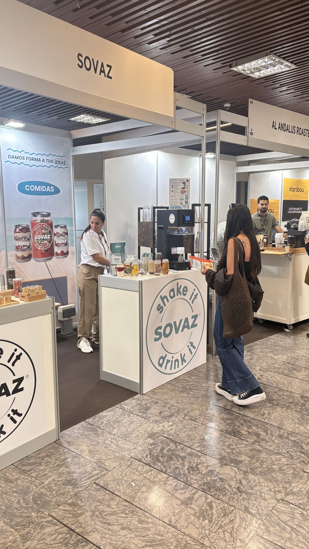 SOVAZ - Latas con bebidas, aperitivos y comida. Costa del Sol - Malaga y Marbella