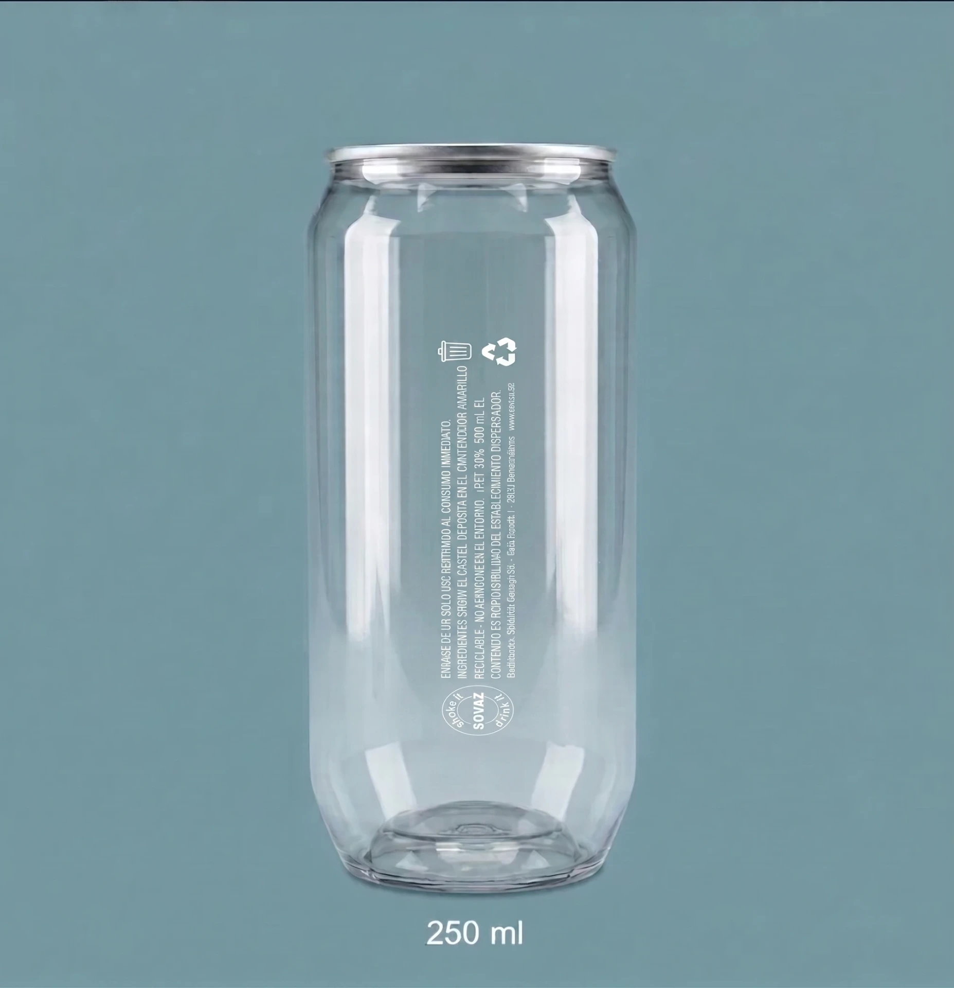 Dose rPET 250 ml - 90 Stk